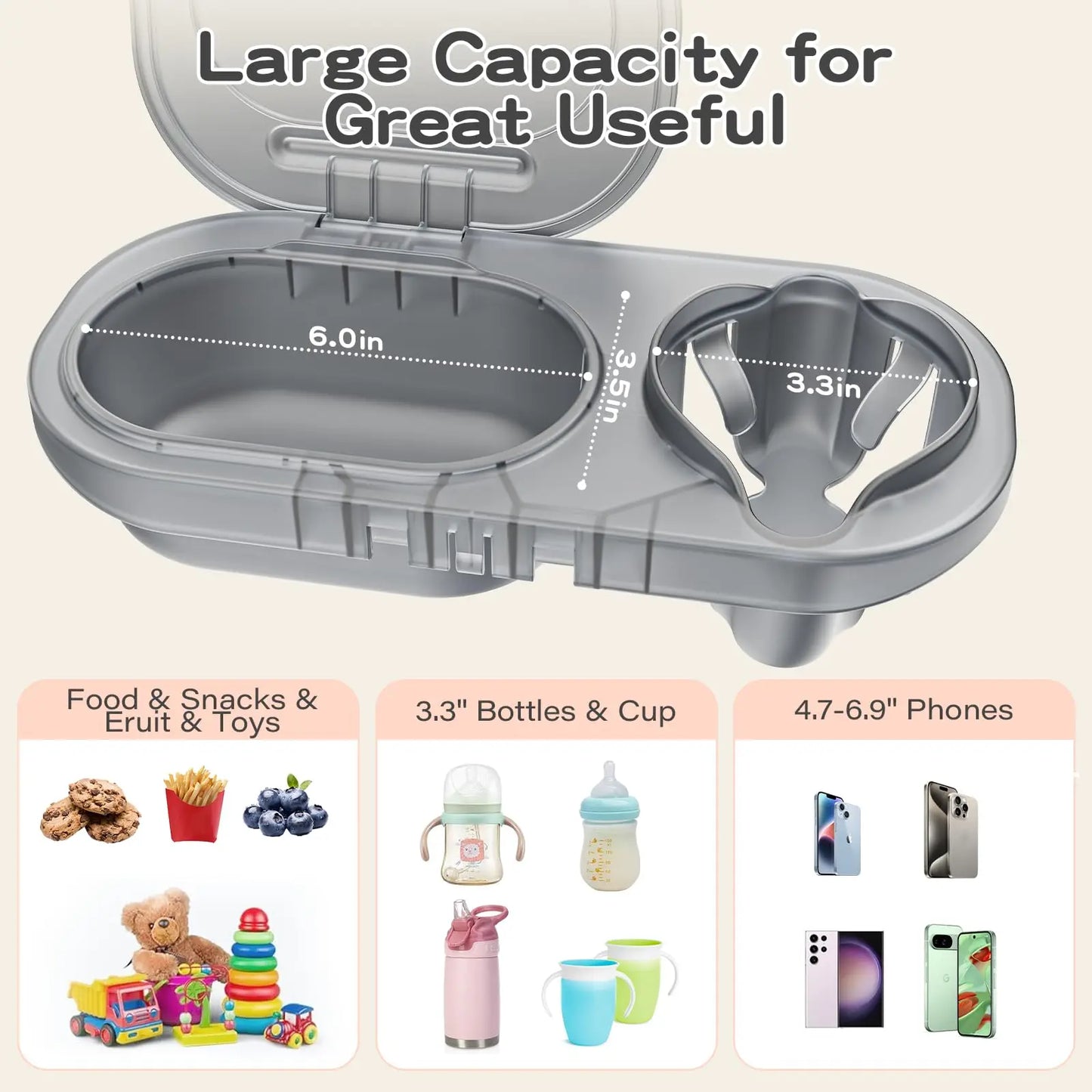 Stroller Snack Tray