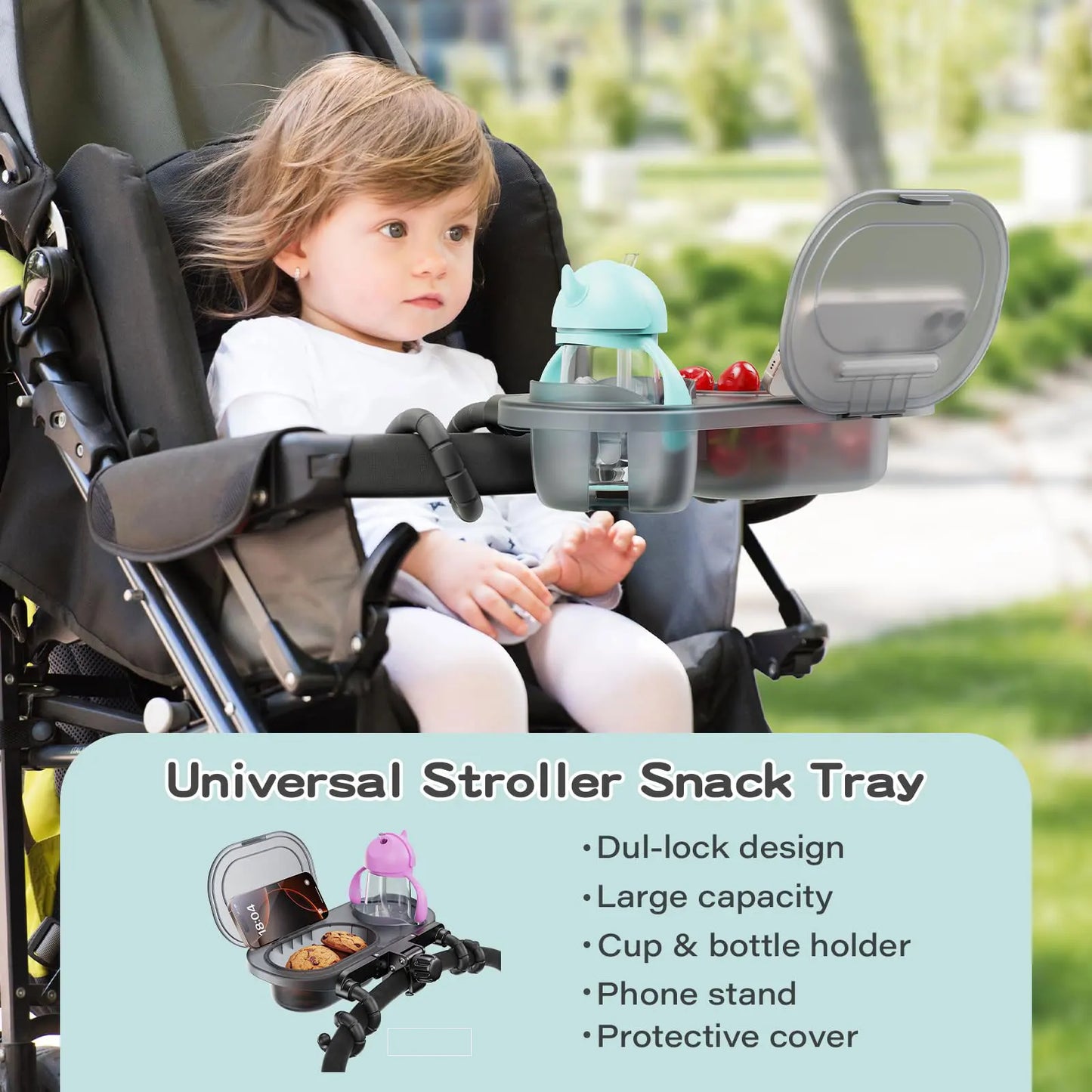 Stroller Snack Tray