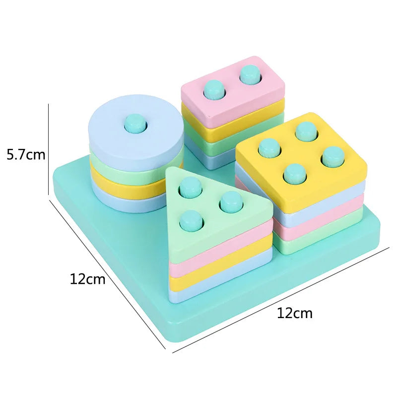 Montessori 3D Wooden Puzzles LulliFy Kids