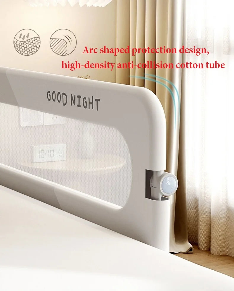 Foldable bed Guardrail