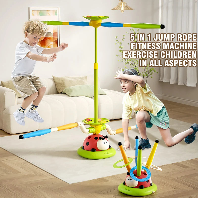 Rope skipping machine