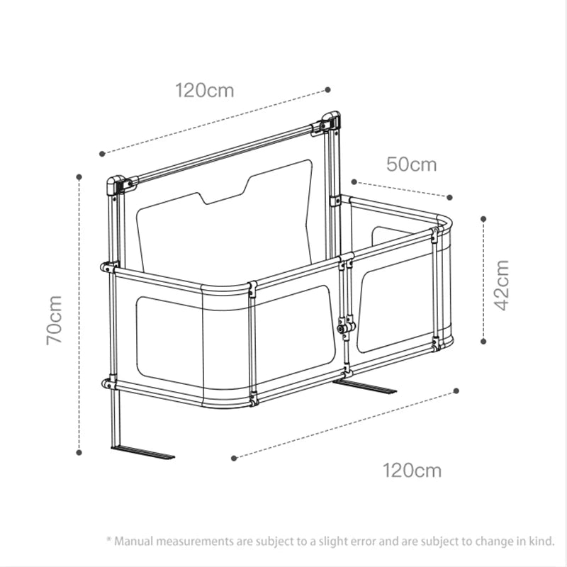 Cot with Guardrail