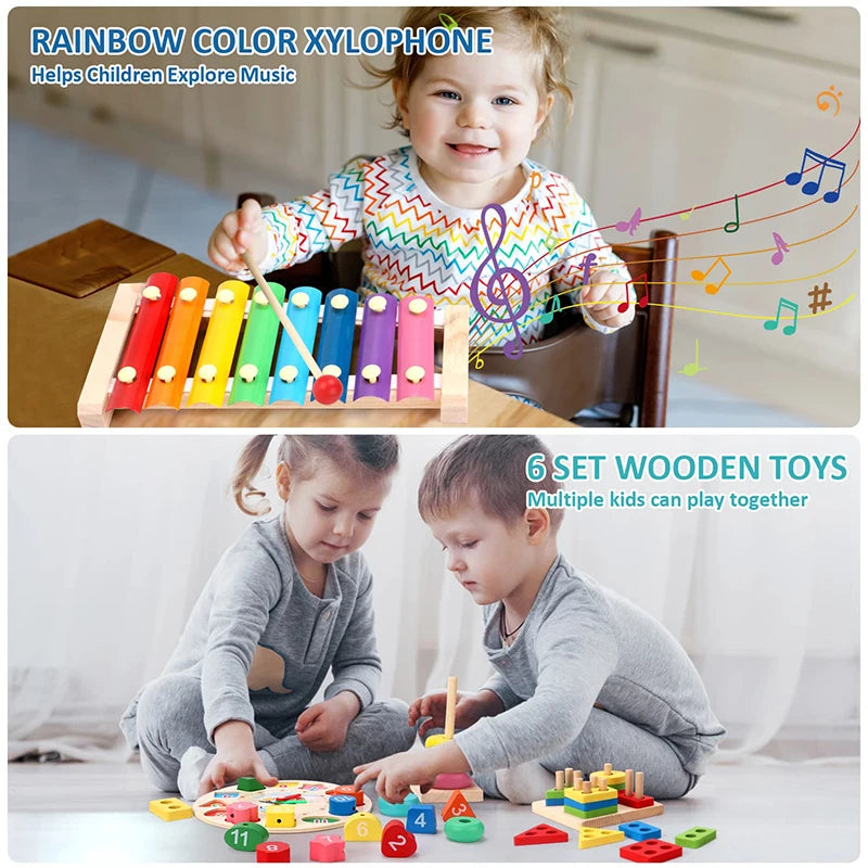 Montessori 3D Wooden Puzzles