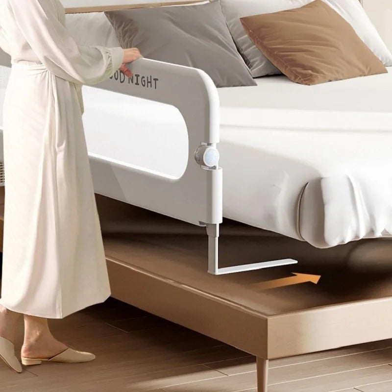 Foldable bed Guardrail