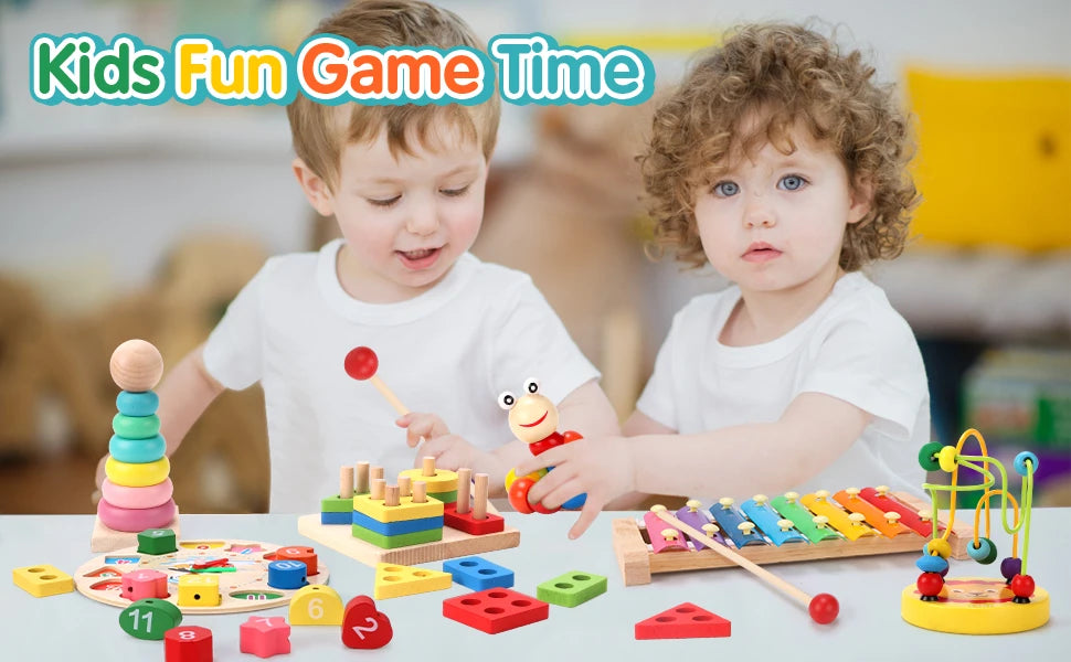 Montessori 3D Wooden Puzzles