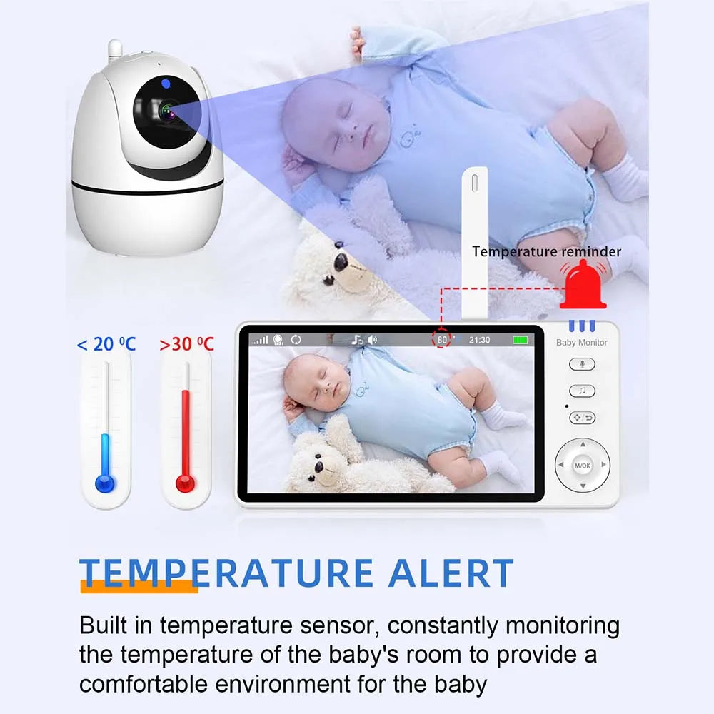 5 Inch Video Baby Monitor