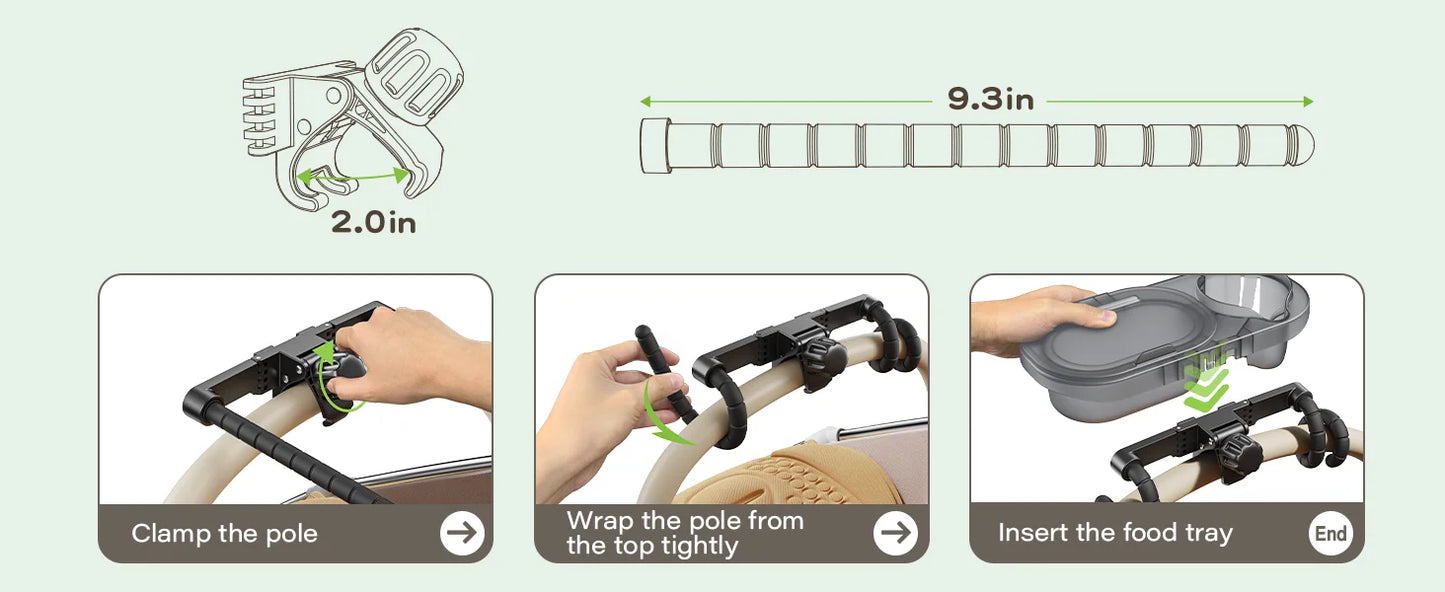 Stroller Snack Tray