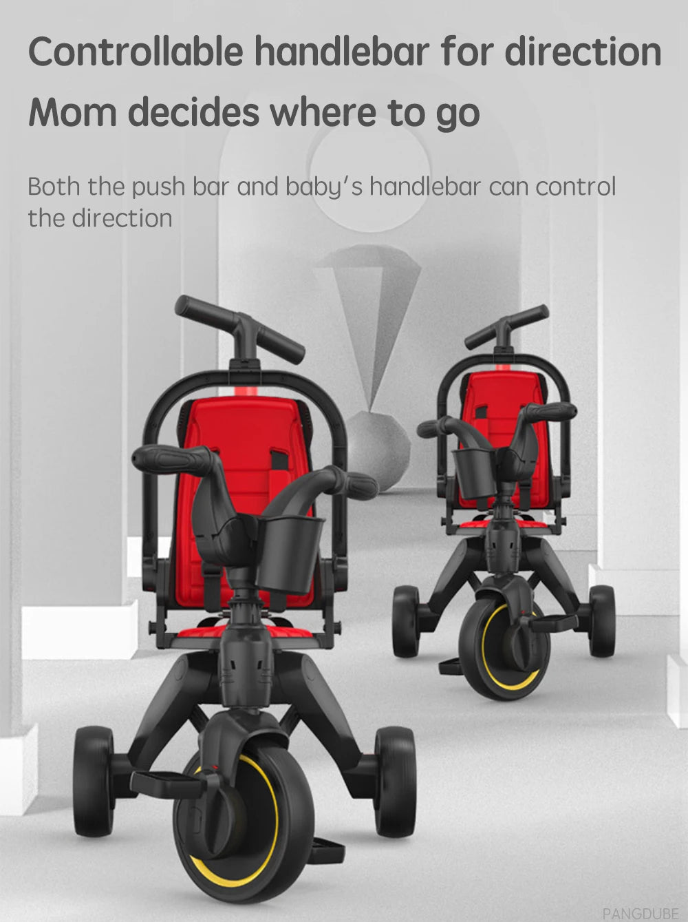 Multifunctional Folding Tricycle