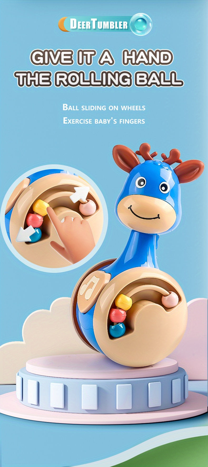 SONGYI Tumbler Wobbler Toys