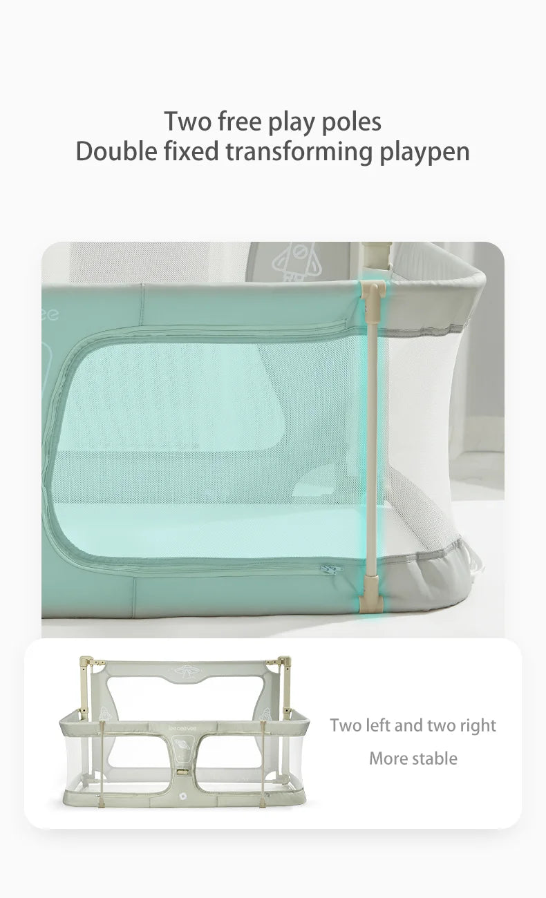 Cot with Guardrail