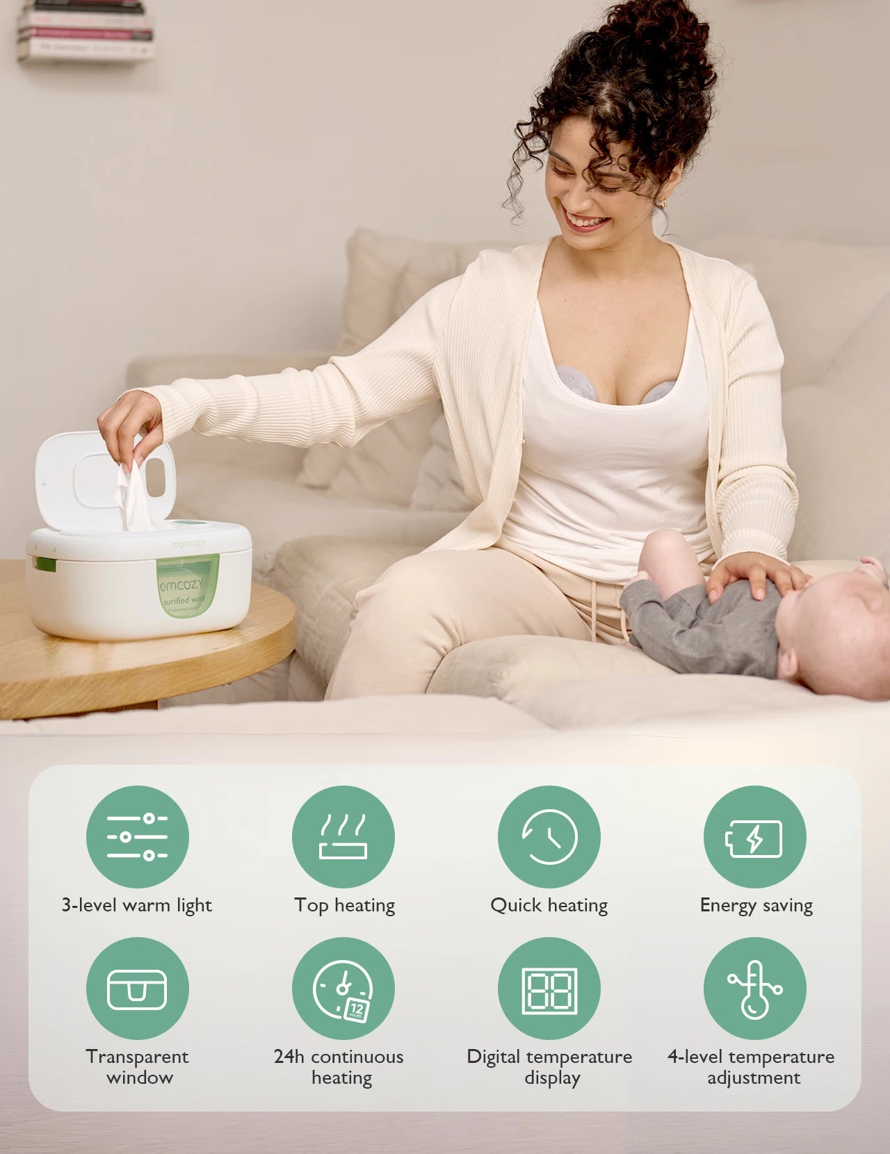 Momcozy Baby Wipe Warmer