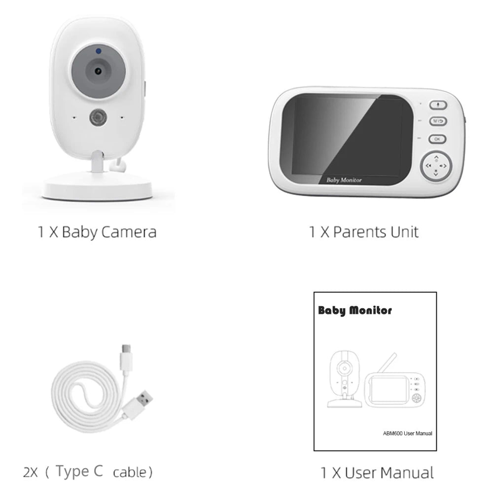 3.5'' Video Baby Monitor