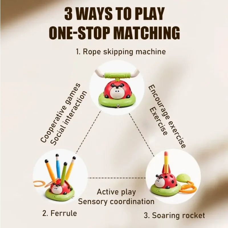 Rope skipping machine