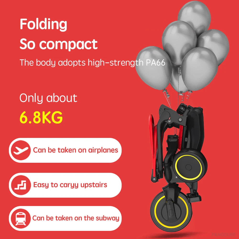 Multifunctional Folding Tricycle