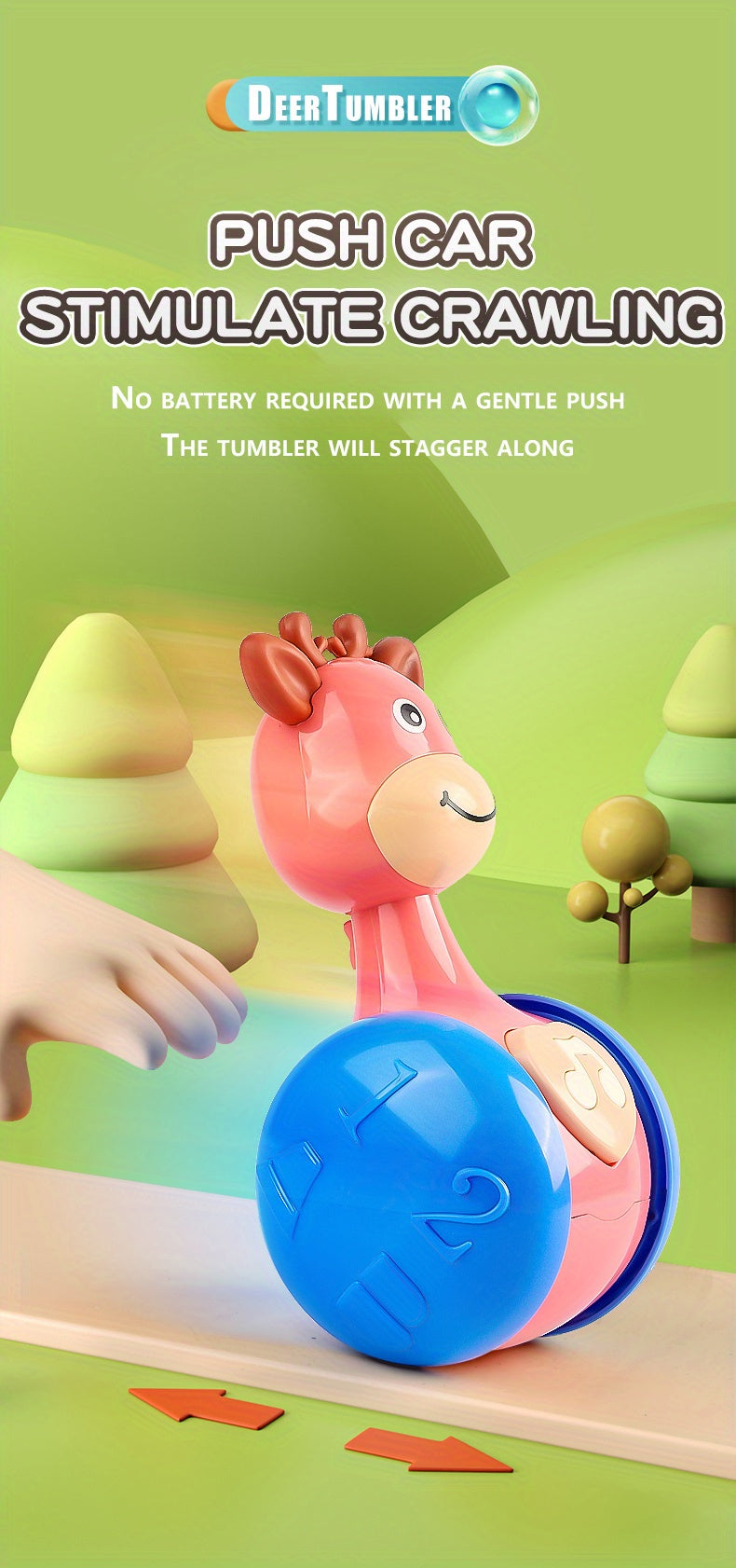 SONGYI Tumbler Wobbler Toys