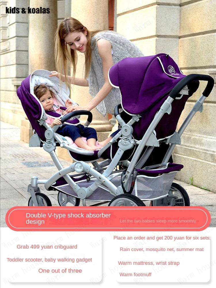 Kids & Koalas Twin Strollers