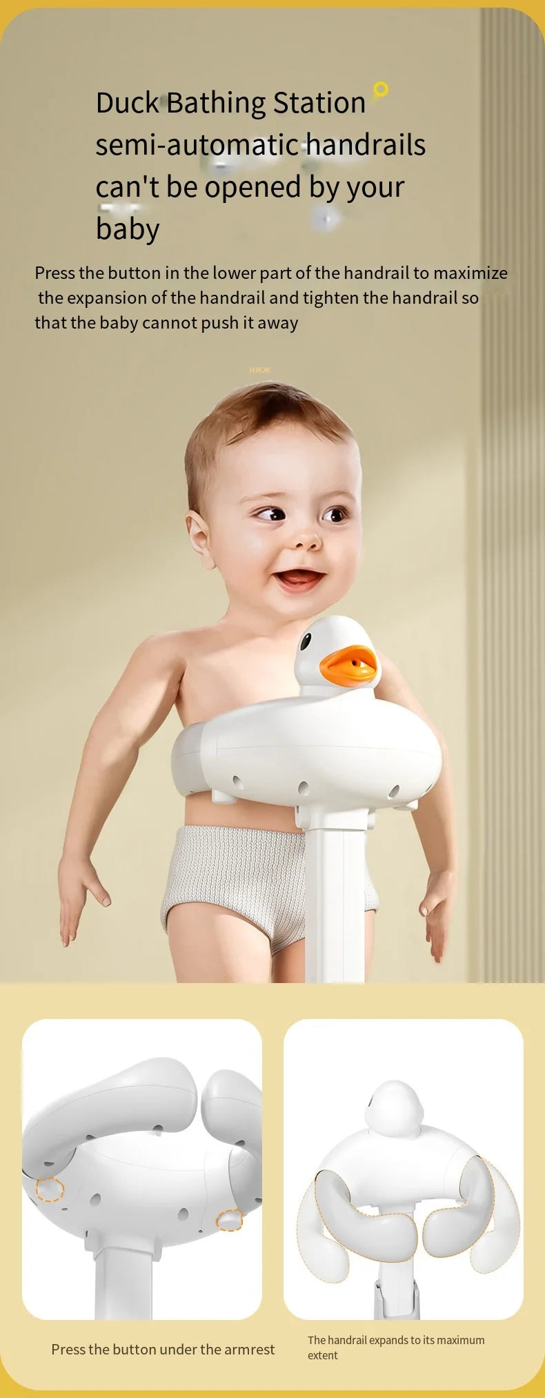 Duck bath table