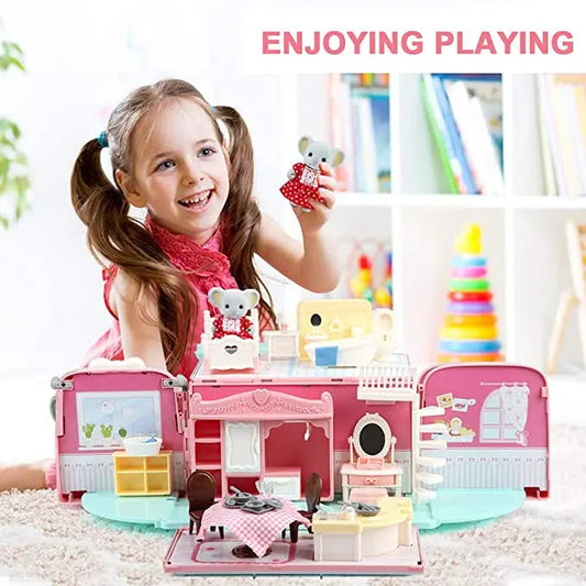 Dollhouse Koala Bus LulliFy Kids