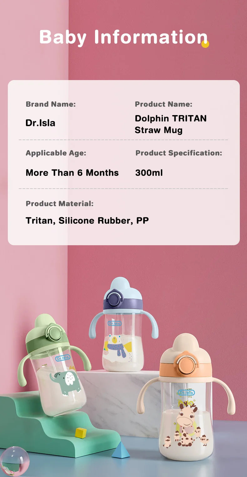 Dr. Isla Dolphin Tritan Straw Mug