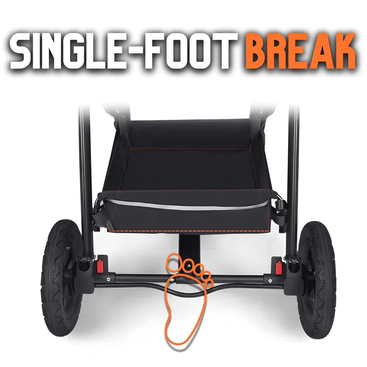 Eggshell, double pram