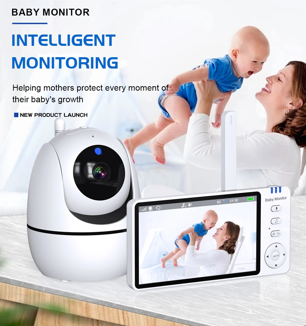 5 Inch Video Baby Monitor