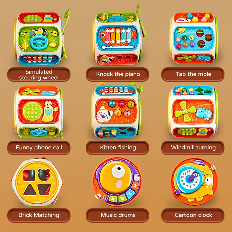 Baby puzzle multifunctional face toy