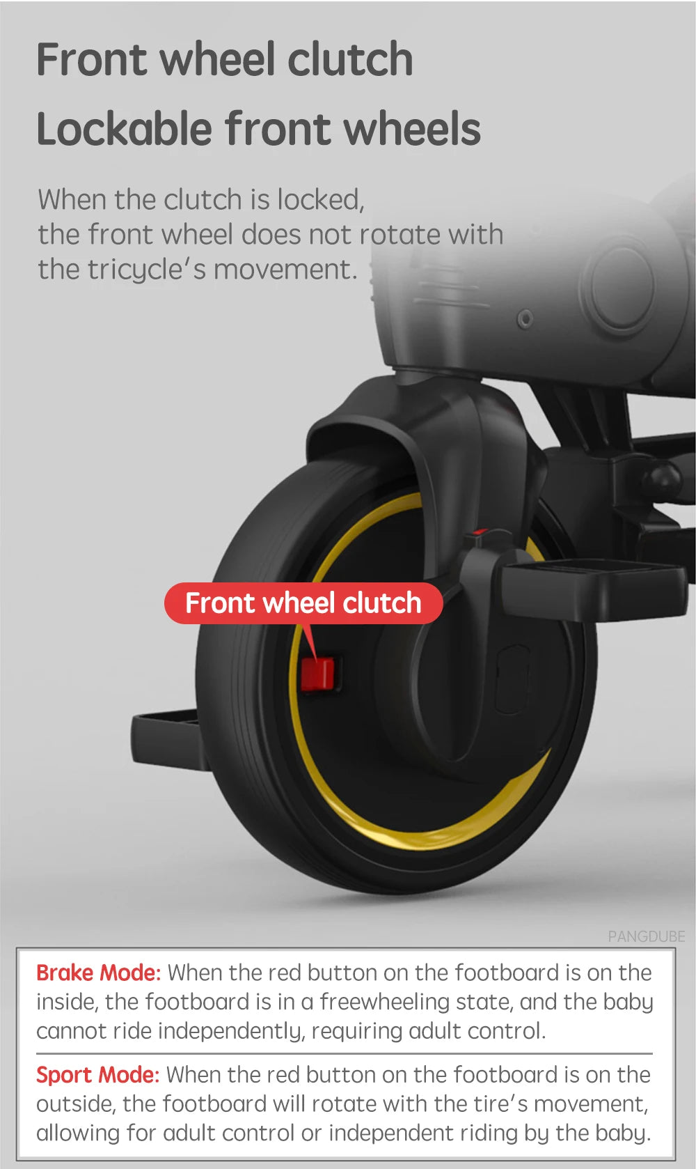 Multifunctional Folding Tricycle