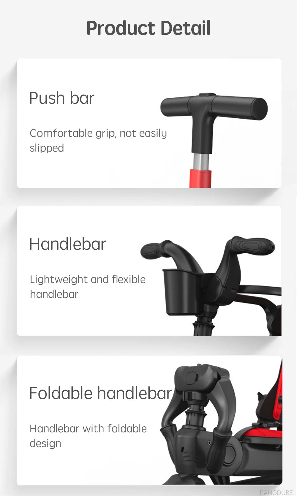 Multifunctional Folding Tricycle