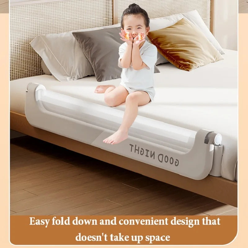 Foldable bed Guardrail