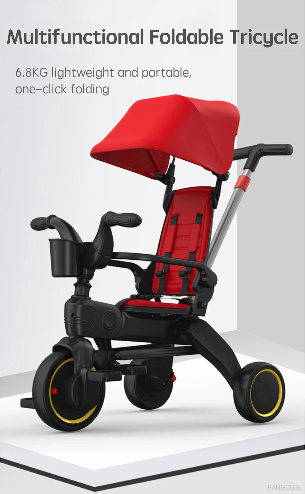 Multifunctional Folding Tricycle