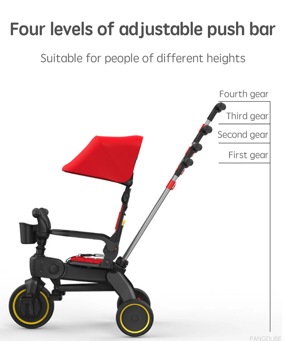 Multifunctional Folding Tricycle