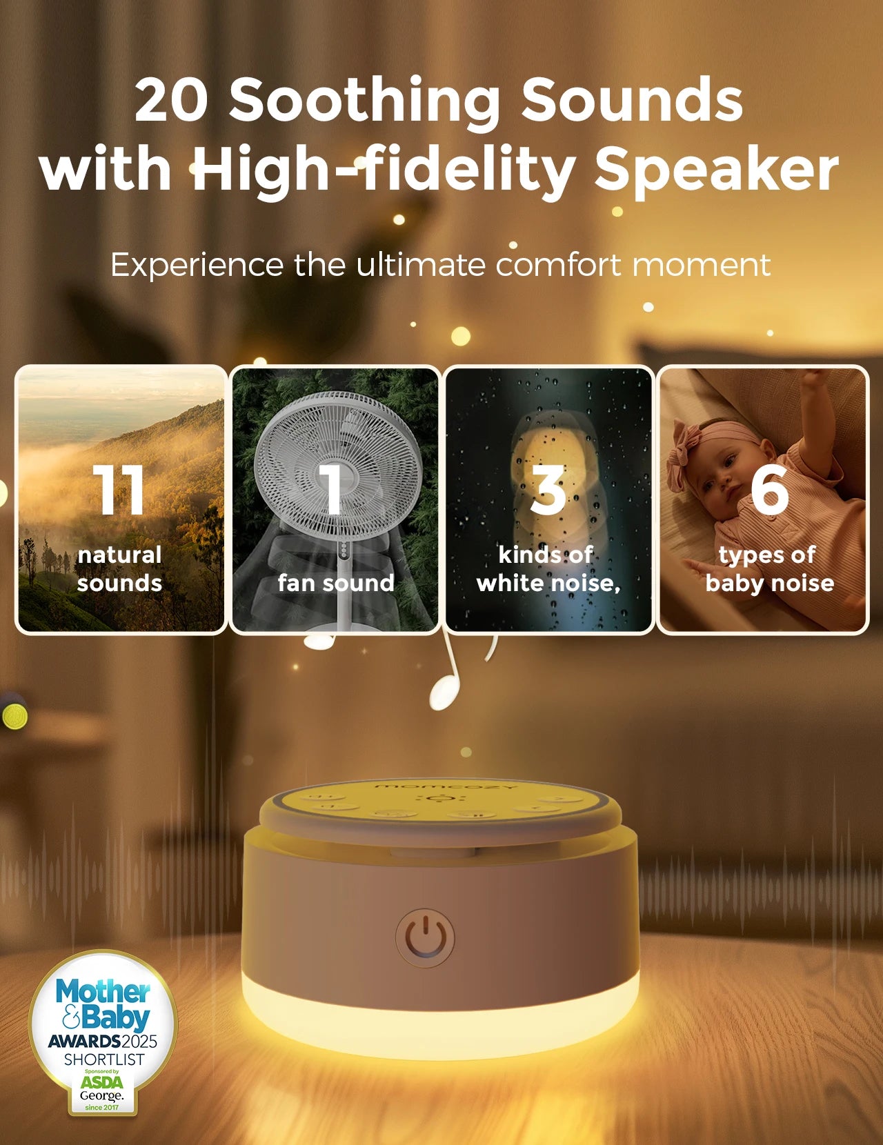 Momcozy - White Noise Machine