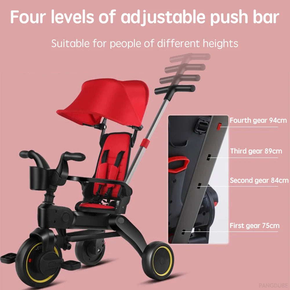 Multifunctional Folding Tricycle