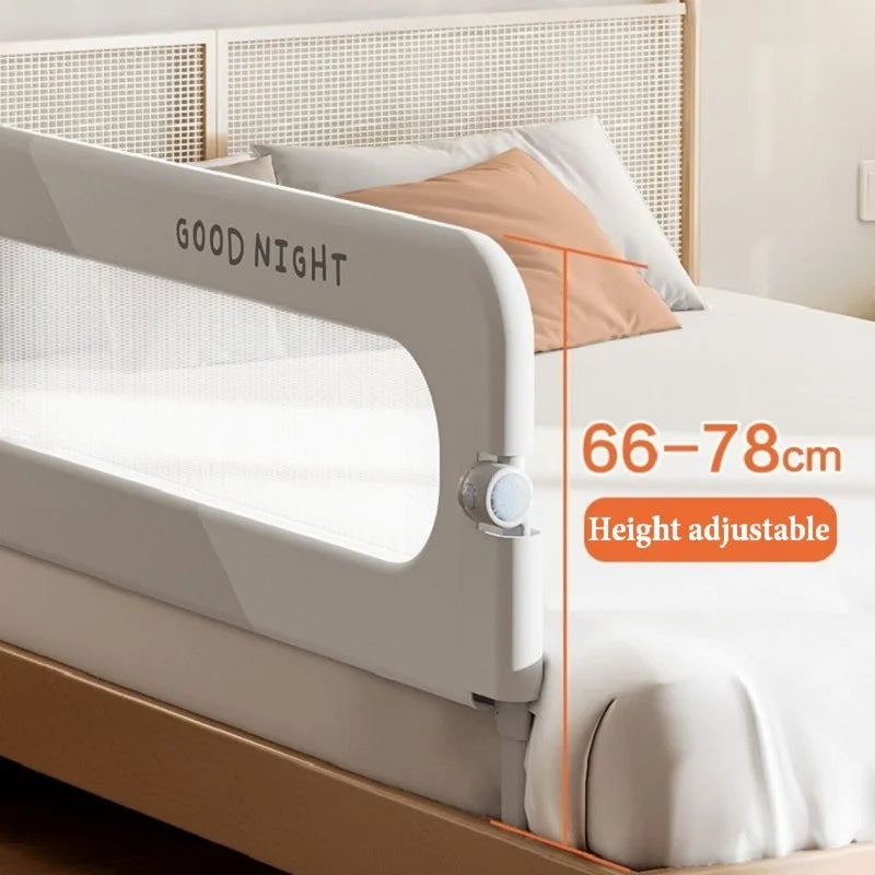 Foldable bed Guardrail