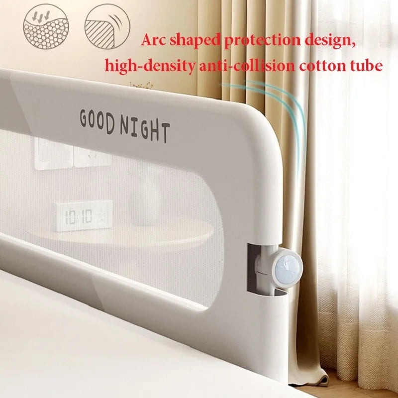 Foldable bed Guardrail