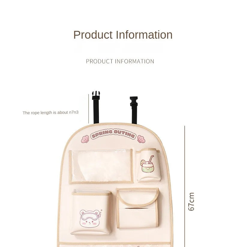 Car Back Seat Organizer