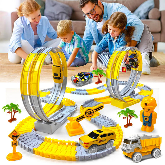 TONERJU Car Track Toy LulliFy Kids