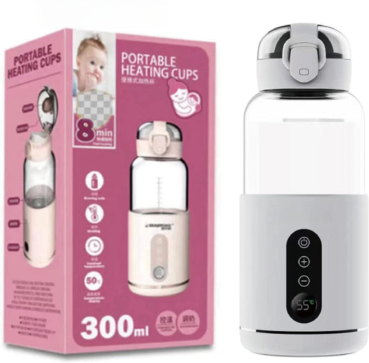 Portable heating cups
