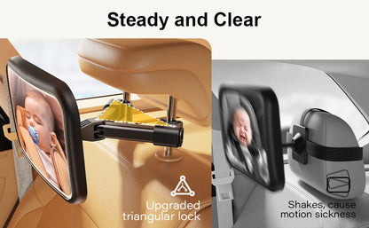 Baby Car Mirror With Night Light
