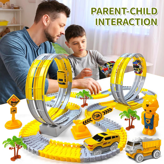Electric Magical Flexible Track Toy LulliFy Kids
