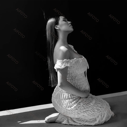 SHOULDERLESS Maternity Dress LulliFy Kids