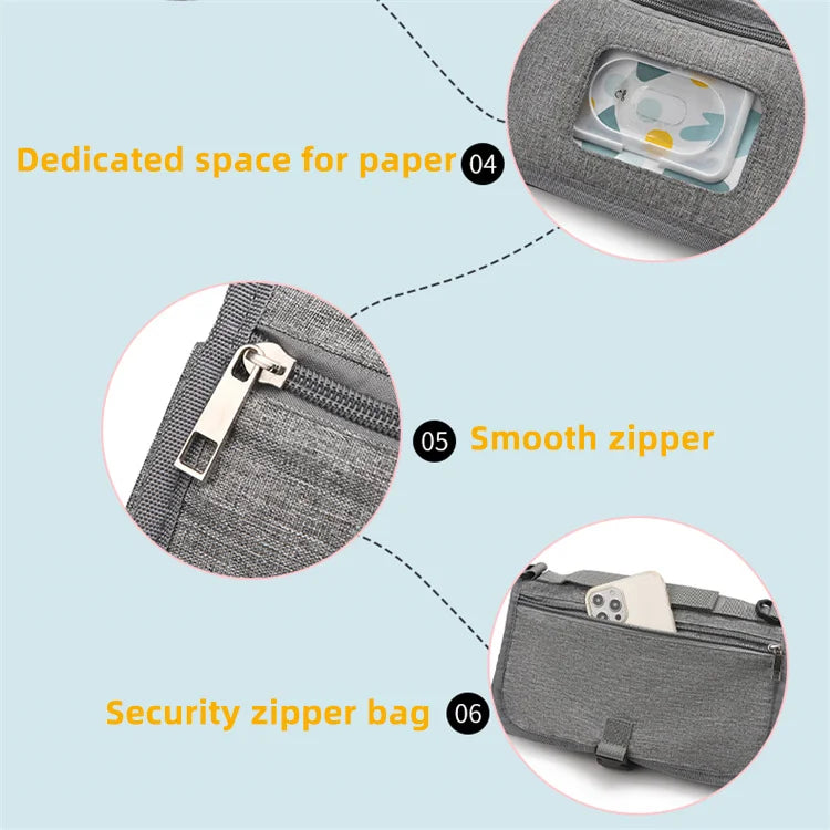 PANGDUBE Portable Baby Diaper Changer