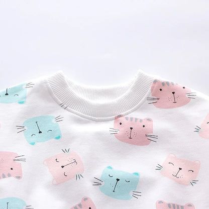 New Autumn Baby Girl Clothes Suit Children Cartoon T-Shirt Pants 2Pcs/Set Toddler Casual Costume Infant Clothing Kids Tracksuits LulliFy Kids