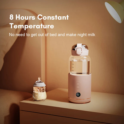 Portable heating cups