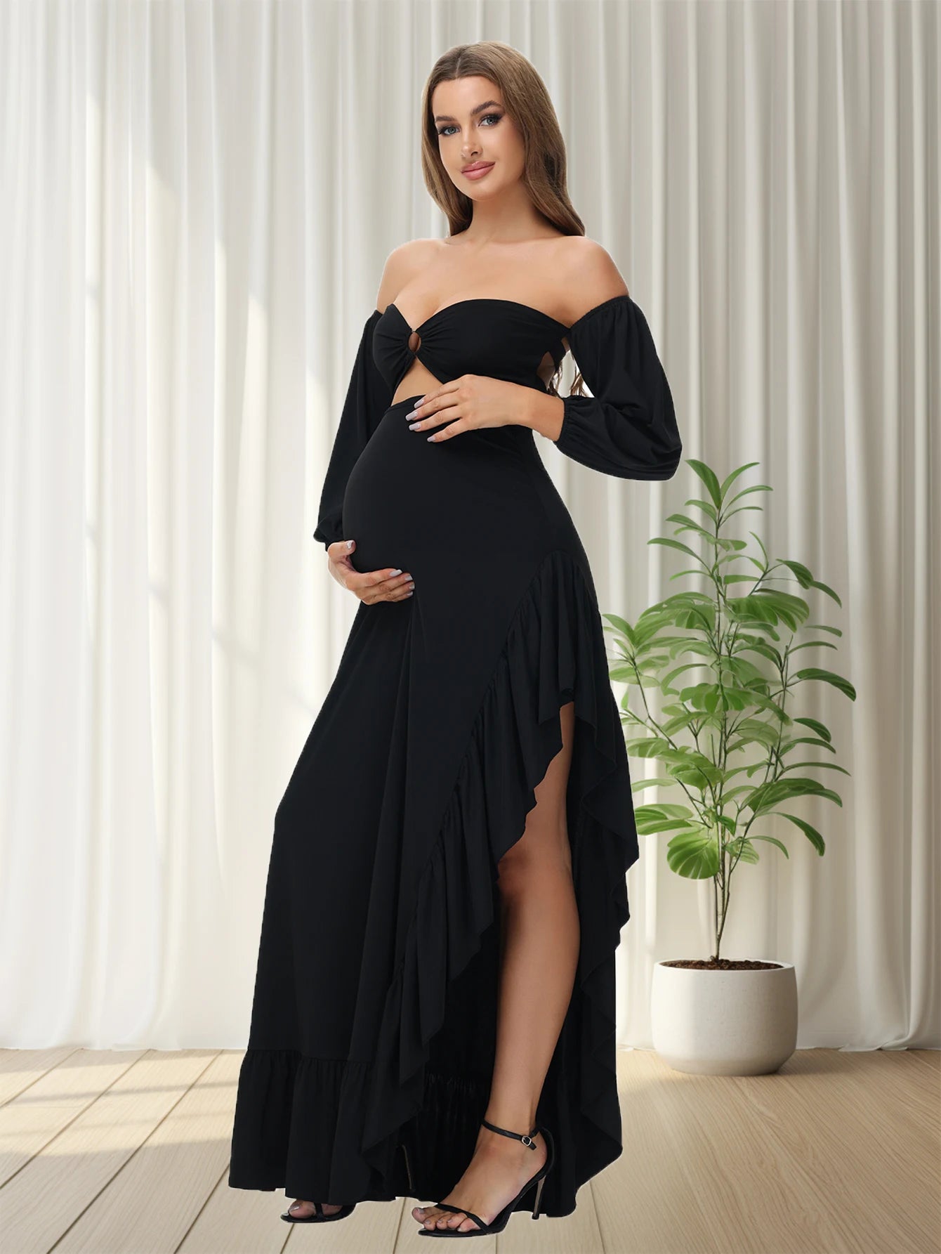 Sexy belly Maternity Dress LulliFy Kids