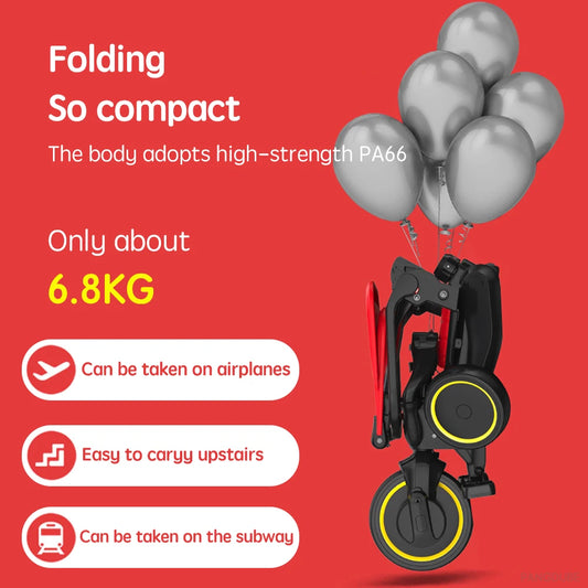 Multifunctional Folding Tricycle
