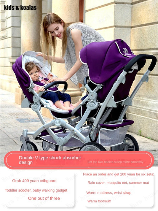 Kids & Koalas Twin Strollers
