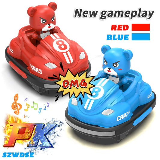 2025 New JJRC Q195 Amusement Park Bumper Car Football two person interactive Kart Bumper Car Kart Battle Boy Girl Toy for Gif LulliFy Kids