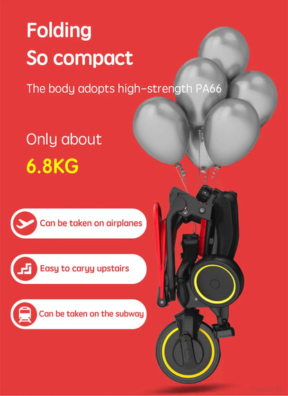 Multifunctional Folding Tricycle