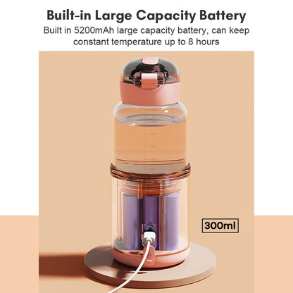 Portable heating cups